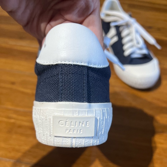 Celine Low Top Sneakers size 35 Blue/ White - Picture 2 of 9